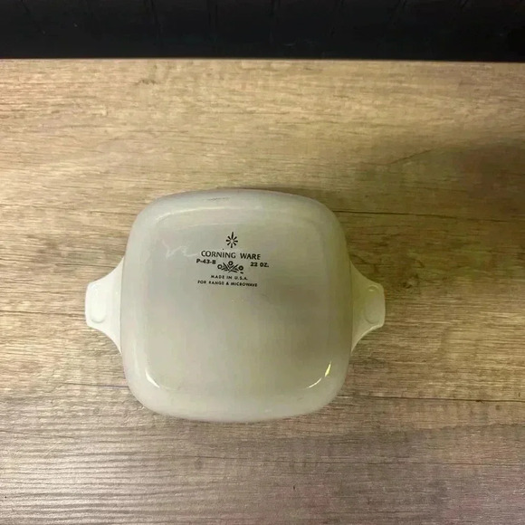 Vintage Corning Ware petite pans. Made in USA. Set of 2. Blue flowers - Picture 7 of 7